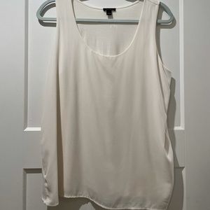 Ann Taylor White Cream Shell